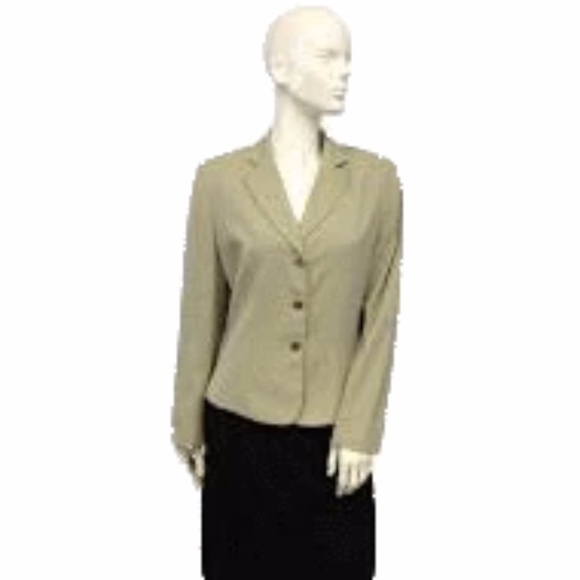 Tan Blazer Sz 10 (SKU 000030) - Picture 2 of 4